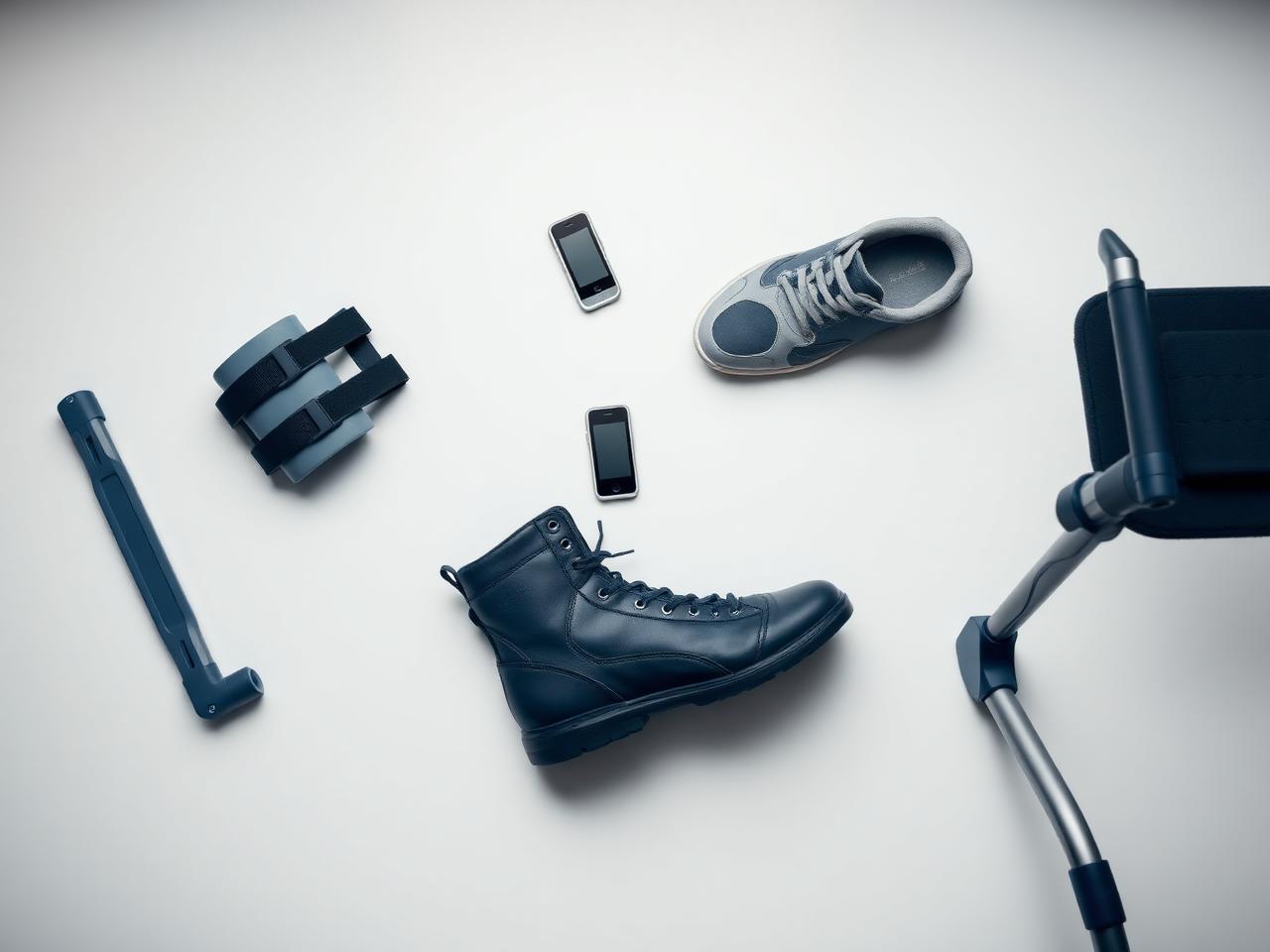 DuraMed medical equipment flat lay